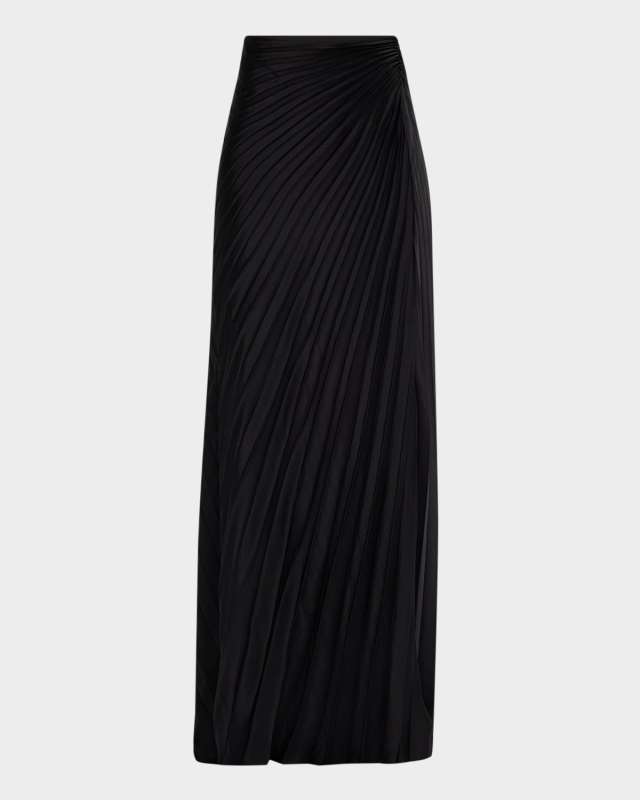 Bianca Pleated Maxi Skirt